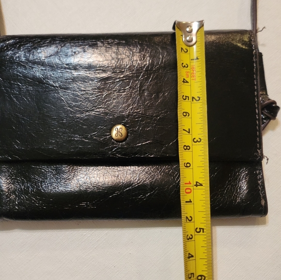 Vintage HOBO Black Leather Crossbody Bag EUC - Picture 13 of 15